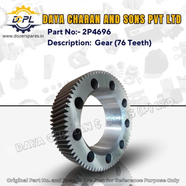 2P4696 – Gear (76 Teeth) – Caterpillar – Pipelayer, Bulldozer