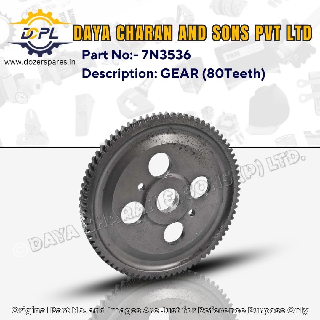 7N3536-Gear (80 teeth)-Caterpillar-Bulldozer