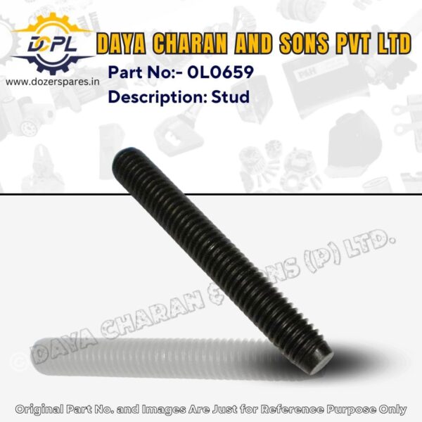 0L0659-Stud-Caterpillar-Pipelayer, Track Loader, Bulldozer, Wheel Dozer, Wheel Loader, Wheel Scraper, Wheel Tractor
