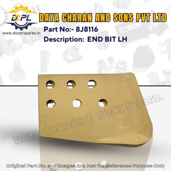 8J8116-End Bit LH-Caterpillar-Bulldozer
