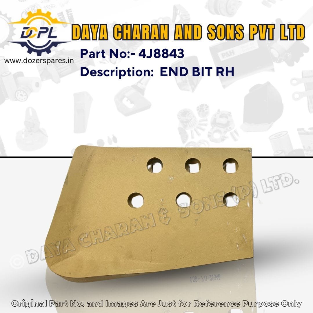 4J8843-End Bit RH-Caterpillar-Bulldozer, Wheel Dozer
