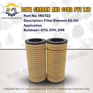 1R0722-Filter Element as-oil-Caterpillar?-Motor Grader,pipelayer, Track Loader, Bulldozer