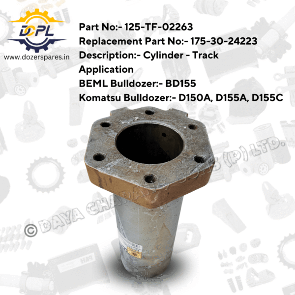 125-TF-02263 / 175-30-24223-Cylinder-Track-Bulldozer-BEML-Komatsu