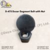 Dozer Segment Bolt with Nut