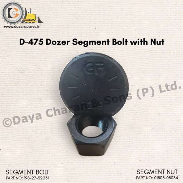 Dozer Segment Bolt with Nut