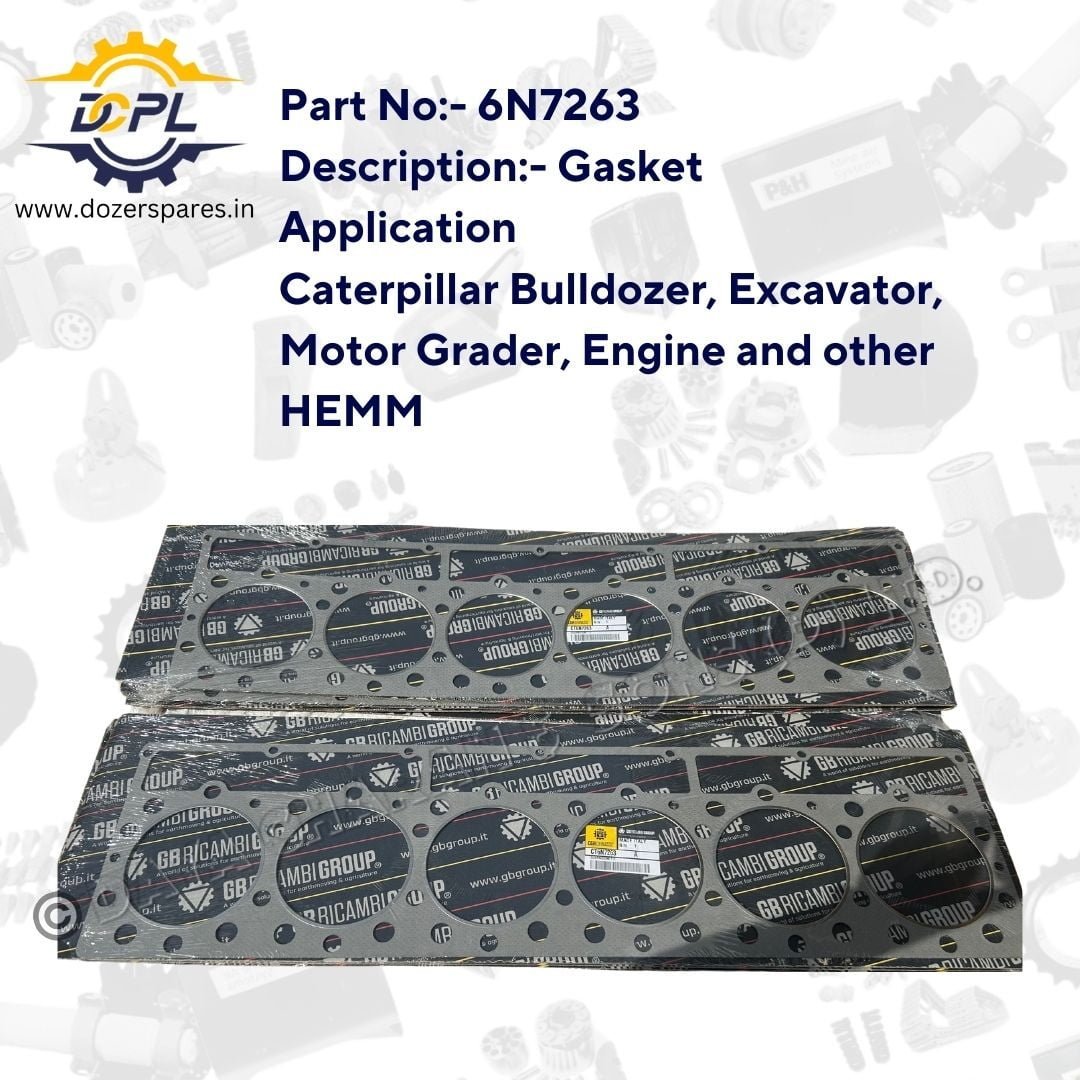 6N7263-Gasket-Caterpillar-Bulldozer-Excavator-Motor-Grader-Engine-and-other-HEMM