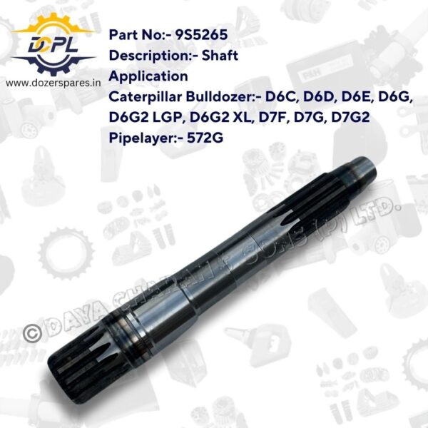 9S5265-Shaft-Caterpillar-Bulldozer-Pipelayer