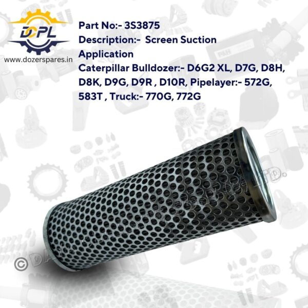 3S3875 – Screen – Suction – Caterpillar – Bulldozer – Pipelayer – Truck