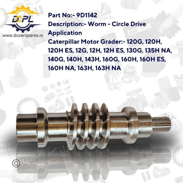 9D1142-Worm-Circle-Drive-Caterpillar-Motor-Grader
