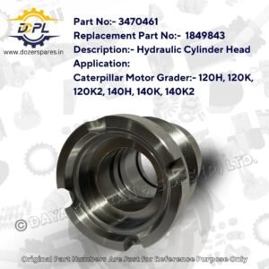 3470461 / 1849843-Hydraulic-Cylinder-Head-Caterpillar-Motor-Grader