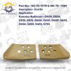 1407011170 – & – 1407011180 – End – Bit – Komatsu – Bulldozer – D50A – D53A – D60A – D65A – D75S
