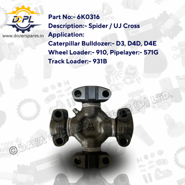 6K0316 – Spider – UJ – Cross – Caterpillar – Bulldozer – Wheel – Loader – Pipelayer – Track – Loader