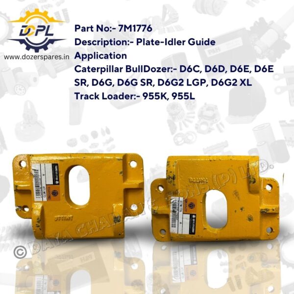 7M1776 – Plate – Idler – Guide – Caterpillar – BullDozer
