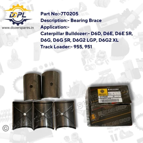 7T0205-Bearing-Brace-Caterpillar-Bulldozer-Track-Loader