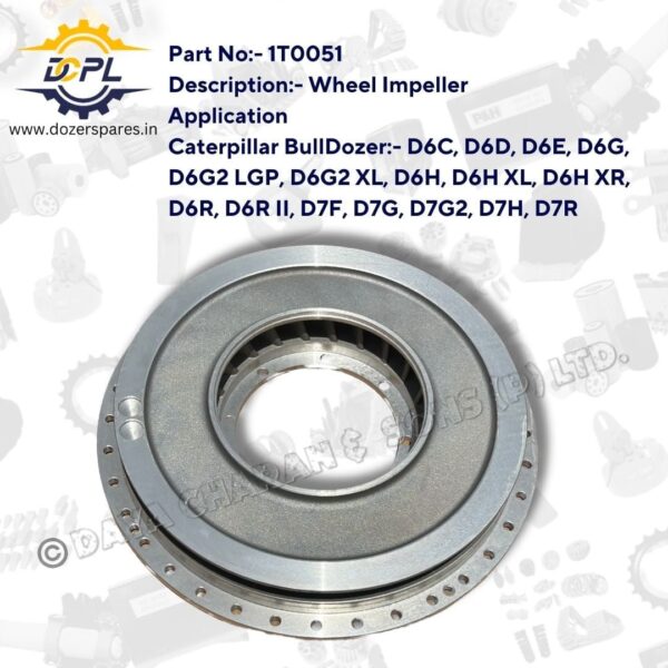 1T0051-Wheel-Impeller-Caterpillar-BullDozer