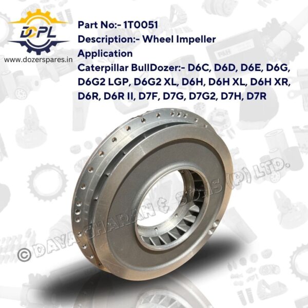 1T0051-Wheel-Impeller-Caterpillar-BullDozer